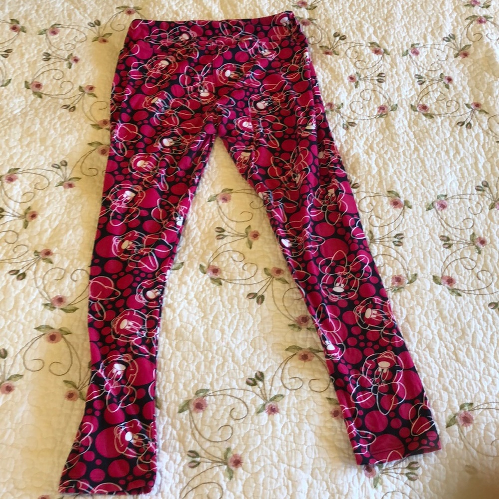 Lularoe Minnie Mouse leggings - one size